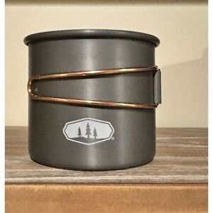 GSI Outdoors Halulite lightweight anodized aluminum Cup Pot Camping Folding Hand